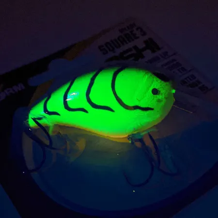 Storm Arashi Silent Square 3 UV (світиться в ультрафіолеті), Mossy Chartreuse Craw, 14 г, воблер #11413