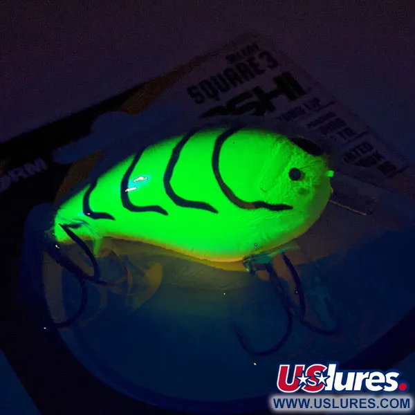 Storm Arashi Silent Square 3 UV (світиться в ультрафіолеті), Mossy Chartreuse Craw, 14 г, воблер #11413