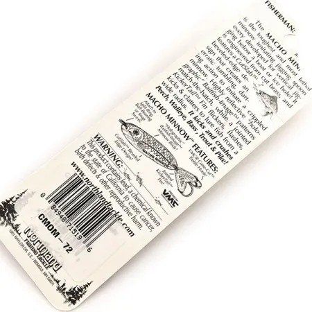 Northland Macho Minnow, пількер, Радужное срібло, 14 г, блесна коливалка (колебалка) #11456