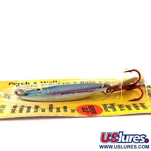 Northland tackle Northland Macho Minnow, пількер (світиться в темряві), синій/Glow - світиться в темряві, 11 г, блесна коливалка (колебалка) #11469