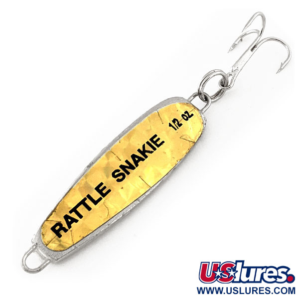  Rattle Snake шумова, з кульками, золото, 14 г, блесна коливалка (колебалка) #11485