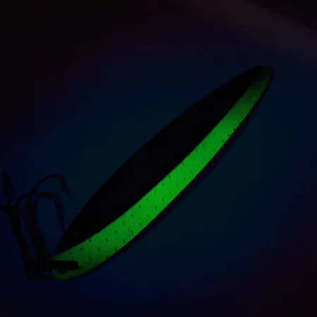 Bay de Noc Bay De Noc Laker Taker UV (світиться в ультрафіолеті), нікель/салатовий, 21 г, блесна коливалка (колебалка) #11507