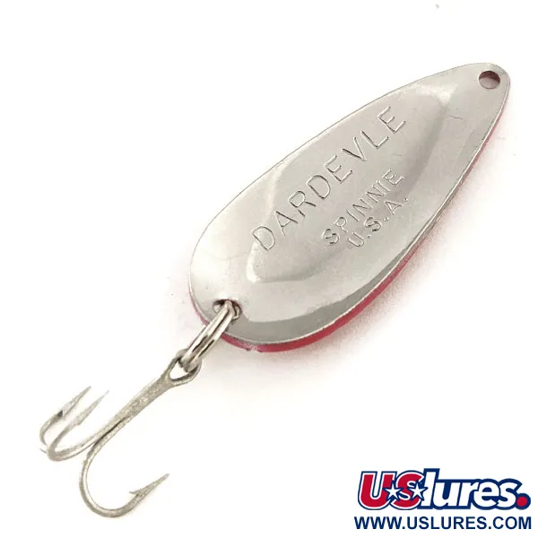 Eppinger Dardevle Spinnie, червоний/білий/нікель, 9 г, блесна коливалка (колебалка) #11534