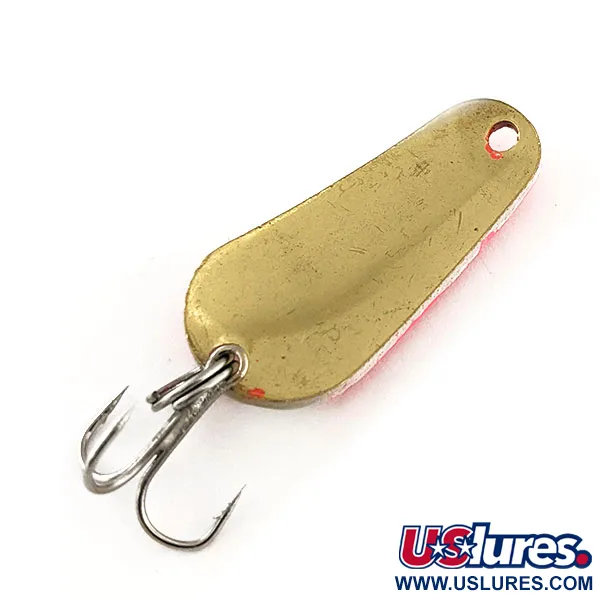 Aeroplane Spinner Aero UV (світиться в ультрафіолеті), білий/рожевий/золото, 7 г, блесна коливалка (колебалка) #11621