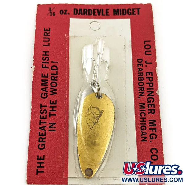 Eppinger Dardevle Midget Crystal, золотий Crystal, 6 г, блесна коливалка (колебалка) #11538