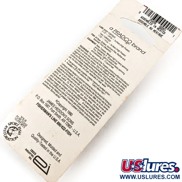  Heddon Tiny Torpedo, Bass, 7 г, воблер #11547