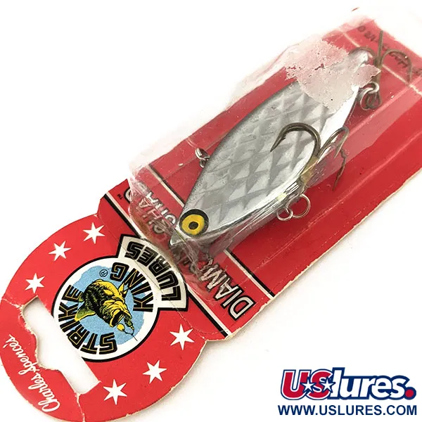  Strike King Diamond Shad, срібло, 14 г, воблер #11550