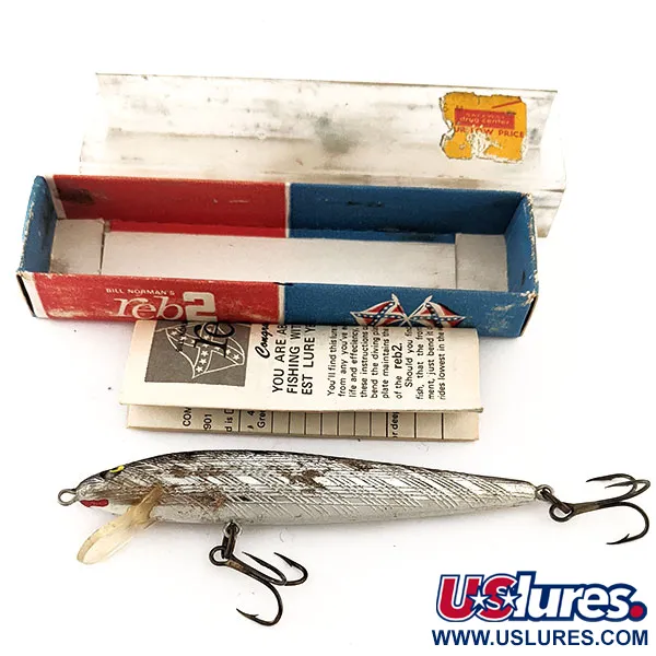 Norman Minnow Floater Reb2, S (Silver), 5 г, воблер #11651