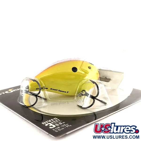 Storm Arashi Silent Square 3, Hot Chartreuse Shad, 14 г, воблер #11674