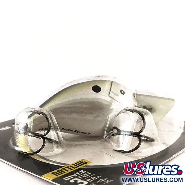 Storm Arashi Rattling Square 3, Black Silver Shad , 14 г, воблер #11675