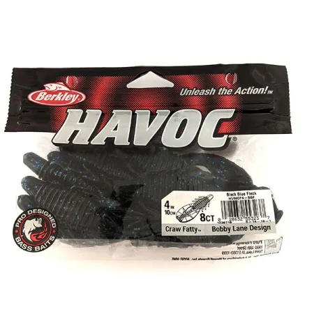 Berkley Havoc Craw Fatty, 8 шт., силікон