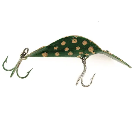 Buck Perry Spoonplug, білий/зелений/блакитний, 10 г, блесна коливалка (колебалка) #11700
