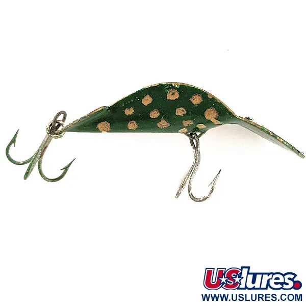  Buck Perry Spoonplug, білий/зелений/блакитний, 10 г, блесна коливалка (колебалка) #11700