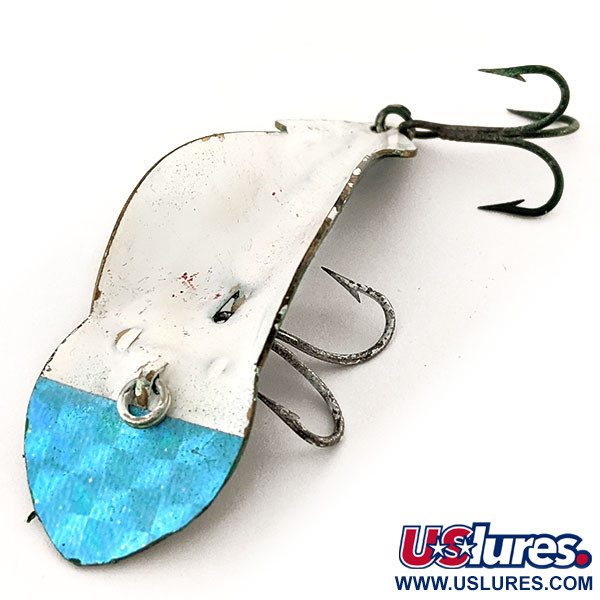  Buck Perry Spoonplug, білий/зелений/блакитний, 10 г, блесна коливалка (колебалка) #11700
