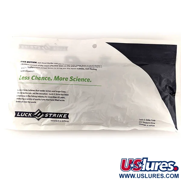 Luck E Strike Live Motion Luck E Twitch, 5 шт., силікон, Albino, до рибалки #11702