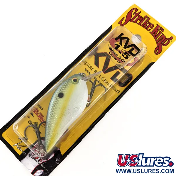  Strike King KVD 1.5 Hard Knock square bill, Sexy Shad, 9,5 г, воблер #11711