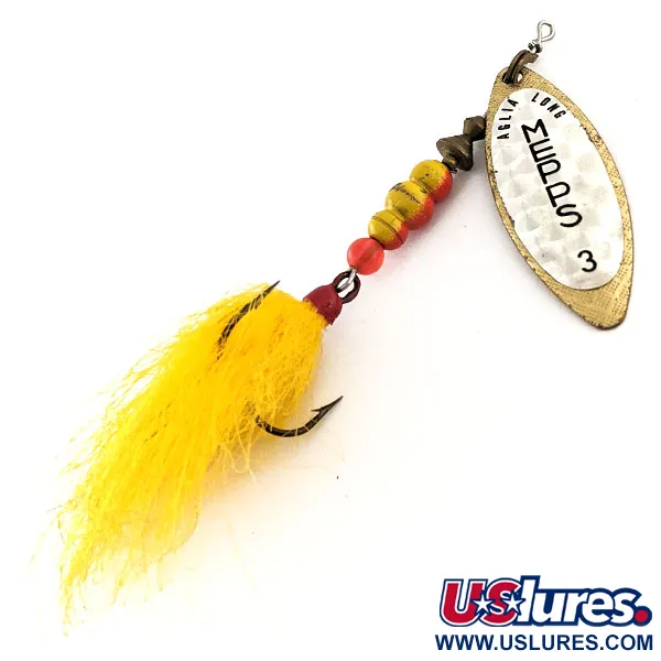  Mepps Aglia Long 3 Dressed, латунь, 12 г, блешня оберталка (вертушка) #11715