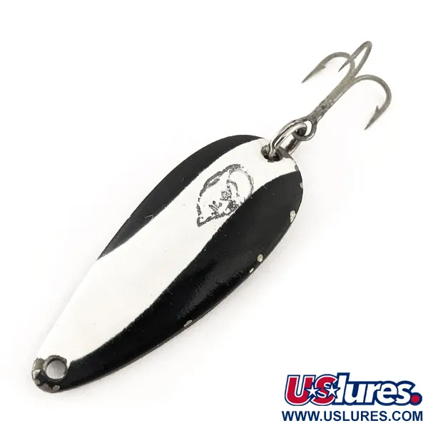 Eppinger Dardevle Spinnie, чорний/білий/нікель, 9 г, блесна коливалка (колебалка) #11725