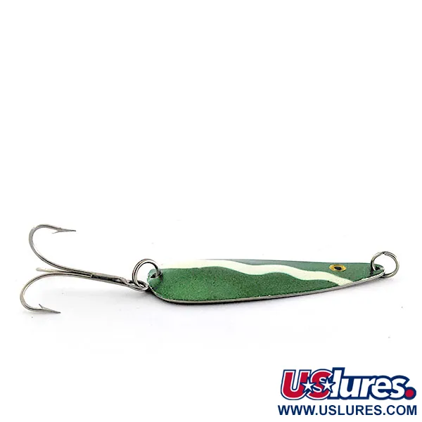 Weller Gypsy King 1, зелений/білий/нікель, 17 г, блесна коливалка (колебалка) #11745