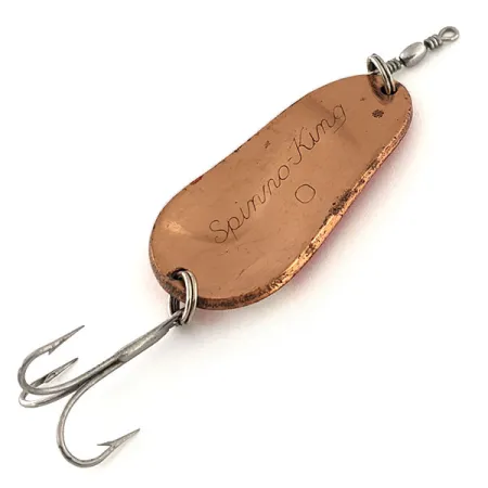 Pecos River Spinno-King 0, червоний/білий/мідь, 14 г, блесна коливалка (колебалка) #11779