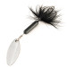 Yakima Bait Worden’s Original Rooster Tail, срібло/чорний, 4,7 г, блешня оберталка (вертушка) #11784