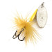 Yakima Bait Worden’s Original Rooster Tail, срібло/жовтий, 3,6 г, блешня оберталка (вертушка) #11787