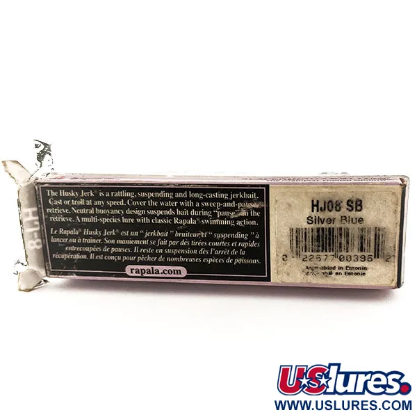 Rapala Husky Jerk 8, Silver Blue, 6 г, воблер #11789