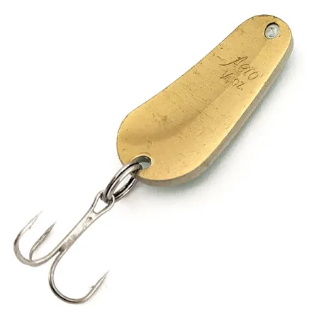 Aeroplane Spinner Aero UV (світиться в ультрафіолеті), зелений/золото, 7 г, блесна коливалка (колебалка) #11792