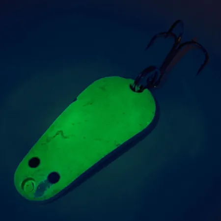 Aeroplane Spinner Aero UV (світиться в ультрафіолеті), зелений/золото, 7 г, блесна коливалка (колебалка) #11792