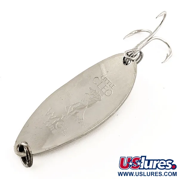 Seneca Little Cleo (Hula Girl, світиться в темряві), Білий/червоний/хром, 14 г, блесна коливалка (колебалка) #15693