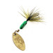 Yakima Bait Worden’s Original Rooster Tail, золото/зелений, 1,77 г, блешня оберталка (вертушка) #11815