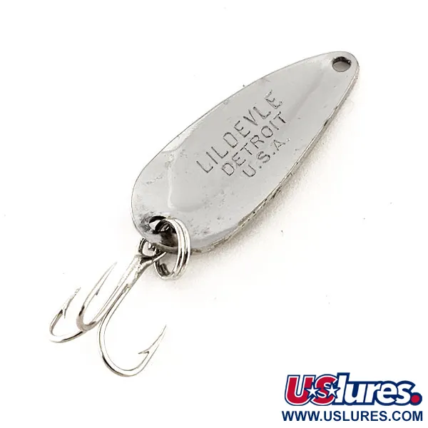 Eppinger Dardevle Lildevle, нікель, 3,4 г, блесна коливалка (колебалка) #11822