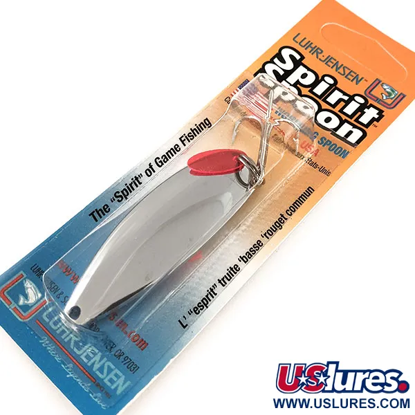 Luhr Jensen Spirit Spoon, нікель, 21 г, блесна коливалка (колебалка) #17468