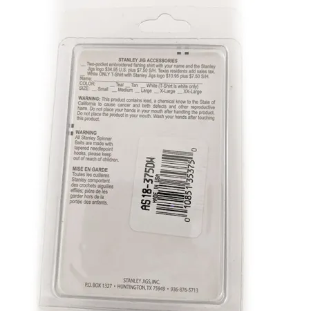 Stanley Jigs Stanley Platinum Babyby Wedge, 11 г, блешня оберталка (вертушка) #11833