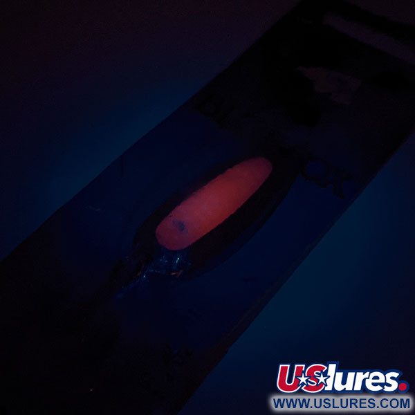  Blue Fox Pixee UV (світиться в ультрафіолеті), карбований нікель/рожевий, 7 г, блесна коливалка (колебалка) #11858