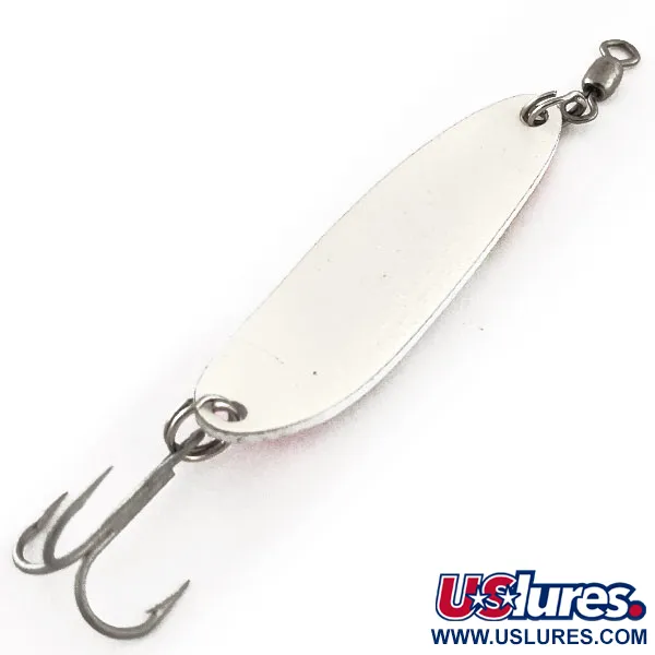 Luhr Jensen Krocodile DIE #3 UV (світиться в ультрафіолеті), рожевий Pearl, 10 г, блесна коливалка (колебалка) #11894