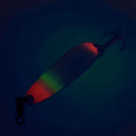 Luhr Jensen Krocodile DIE #3 UV (світиться в ультрафіолеті), рожевий Pearl, 10 г, блесна коливалка (колебалка) #11894