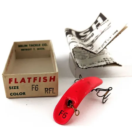 Flatfish F6 Helin Tackle UV (світиться в ультрафіолеті), FRL Fluorescent Red, 3 г, воблер #11910