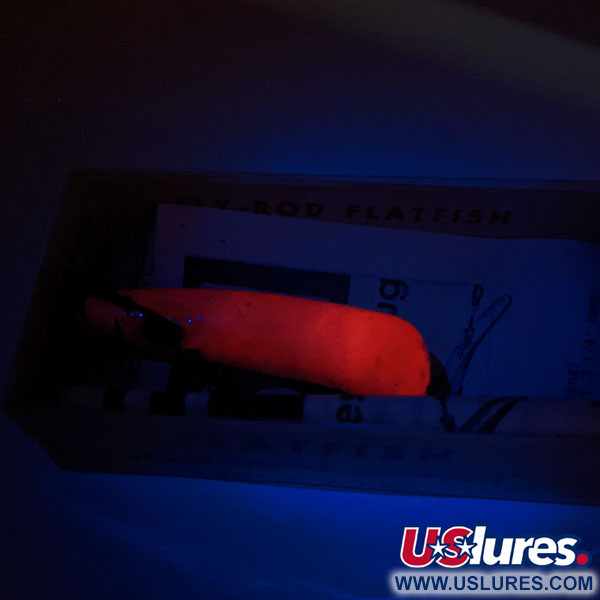  Flatfish F6 Helin Tackle UV (світиться в ультрафіолеті), FRL Fluorescent Red, 3 г, воблер #11910