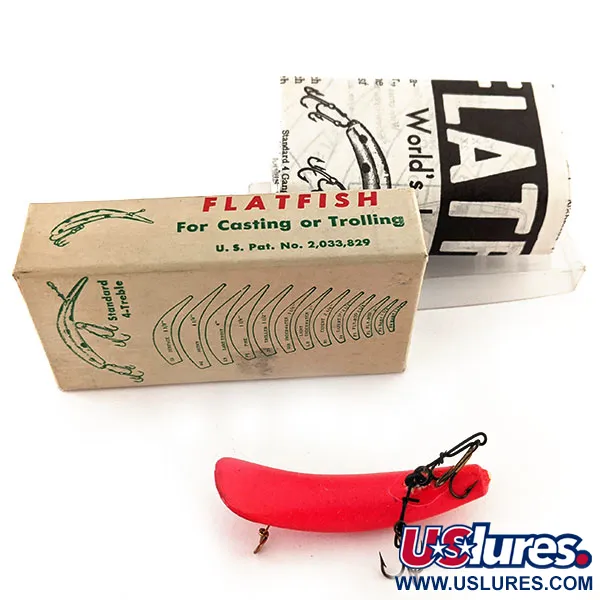 Flatfish F6 Helin Tackle UV (світиться в ультрафіолеті), FRL Fluorescent Red, 3 г, воблер #11910