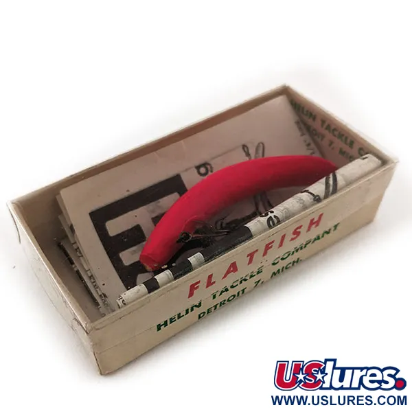 Flatfish F6 Helin Tackle UV (світиться в ультрафіолеті), FRL Fluorescent Red, 3 г, воблер #11910
