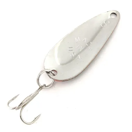 Worth Chippewa Steel Spoon, червоний/чорний/нікель, 6 г, блесна коливалка (колебалка) #11925