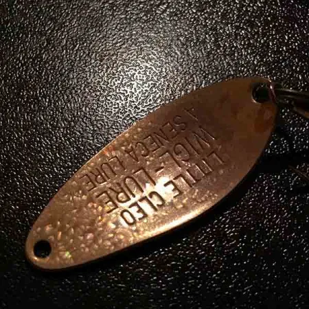 Seneca Little Cleo Crystal, Crystal (золота луска, побите скло) - рідкісний колір, 7 г, блесна коливалка (колебалка) #11940