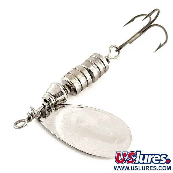  Luhr Jensen Metric, нікель, 5 г, блешня оберталка (вертушка) #11960