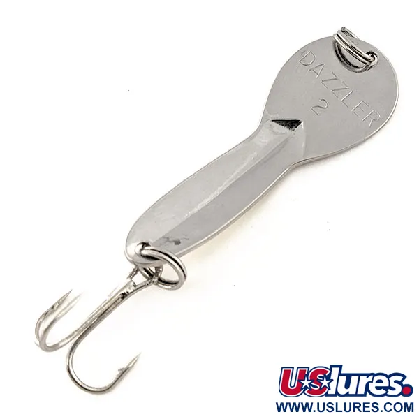 Acme Dazzler #2 UV (світиться в ультрафіолеті), нікель/золото, 7 г, блесна коливалка (колебалка) #12000