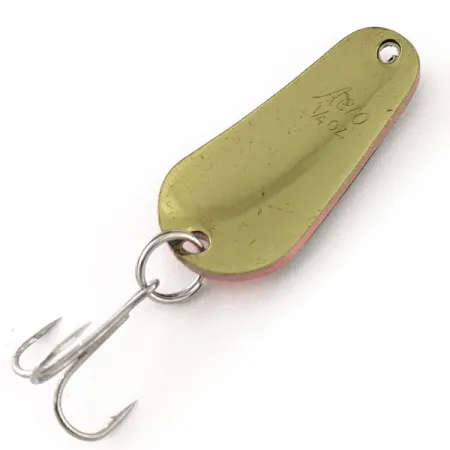 Aeroplane Spinner Aero UV (світиться в ультрафіолеті), чорний/червоний/золото, 7 г, блесна коливалка (колебалка) #12055