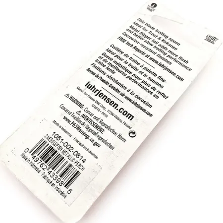 Luhr Jensen Needlefish 2, Metallic Perch, 3 г, блесна коливалка (колебалка) #12058