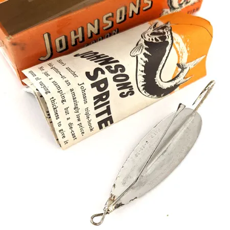 Незачіпляйка Johnson Silver Minnow, срібло/покриття шаром справжнього серебра, 12 г, блесна коливалка (колебалка) #12059