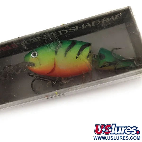 Rapala Shad Rap Jointed RS 04, FT (Fire Tiger), 5 г, воблер #12060