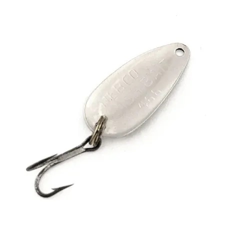 Nebco FlashBait 466, чорний/білий/нікель, 1 г, блесна коливалка (колебалка) #12114